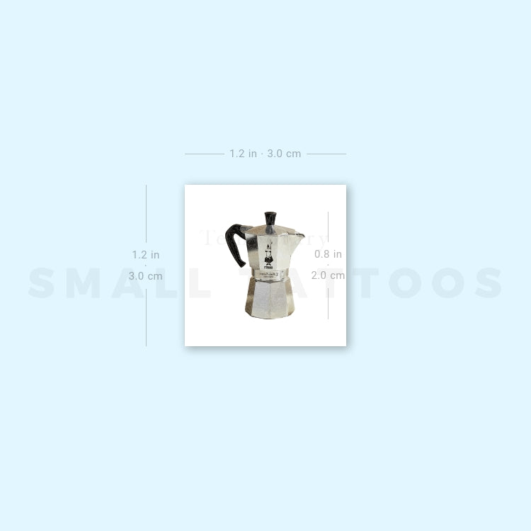 Bialetti Moka Pot Temporary Tattoo (Set of 3)