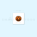 Jack-o'-Lantern Temporary Tattoo (Set of 3)