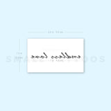 Endless Love Temporary Tattoo (Set of 3)