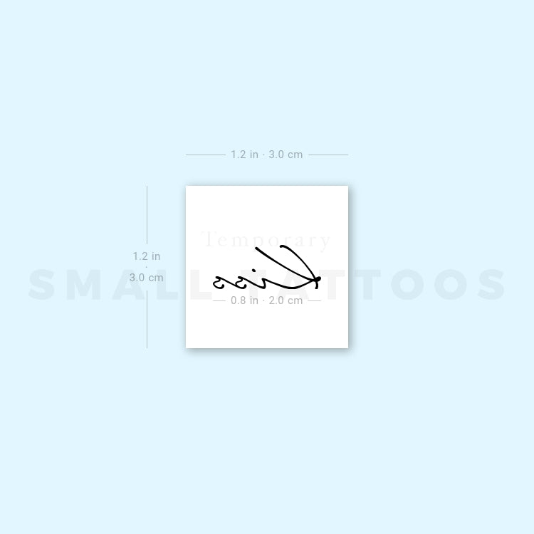 Kiss Temporary Tattoo (Set of 3)