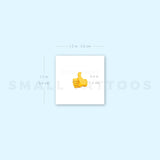 Thumb Up Emoji Temporary Tattoo (Set of 3)