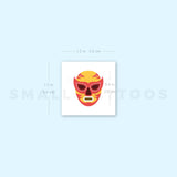 Luchador Mask Temporary Tattoo (Set of 3)