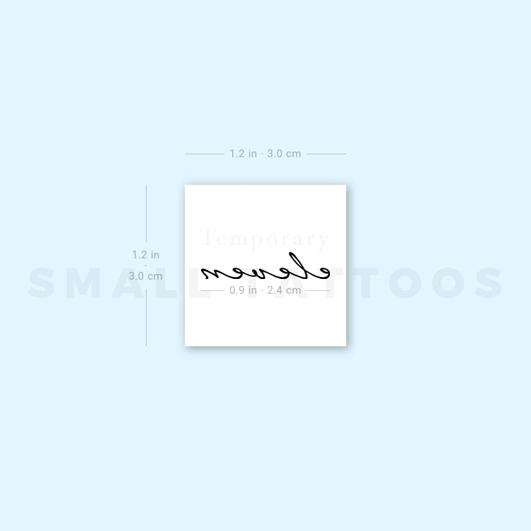 Eleven Temporary Tattoo (Set of 3)