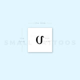 Upsilon Temporary Tattoo (Set of 3)