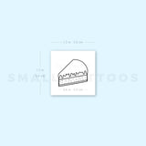 Cake Slice Temporary Tattoo (Set of 3)