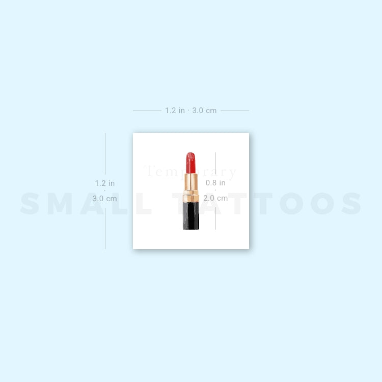 Lipstick Temporary Tattoo (Set of 3)