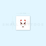 Kitsune Mask Temporary Tattoo (Set of 3)