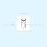 Bongo Drum Temporary Tattoo (Set of 3)