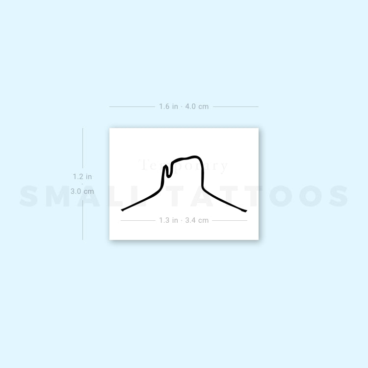 Monument Valley Temporary Tattoo (Set of 3)