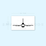 F-16 Temporary Tattoo (Set of 3)
