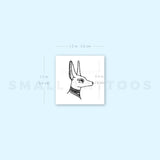 Anubis Temporary Tattoo (Set of 3)