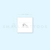 Tiny Wave (right) Temporary Tattoo (Set of 3)