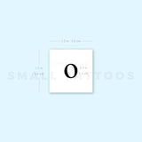 Omicron ο Temporary Tattoo (Set of 3)