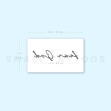 Fear God Temporary Tattoo (Set of 3)