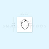Lemon Temporary Tattoo (Set of 3)