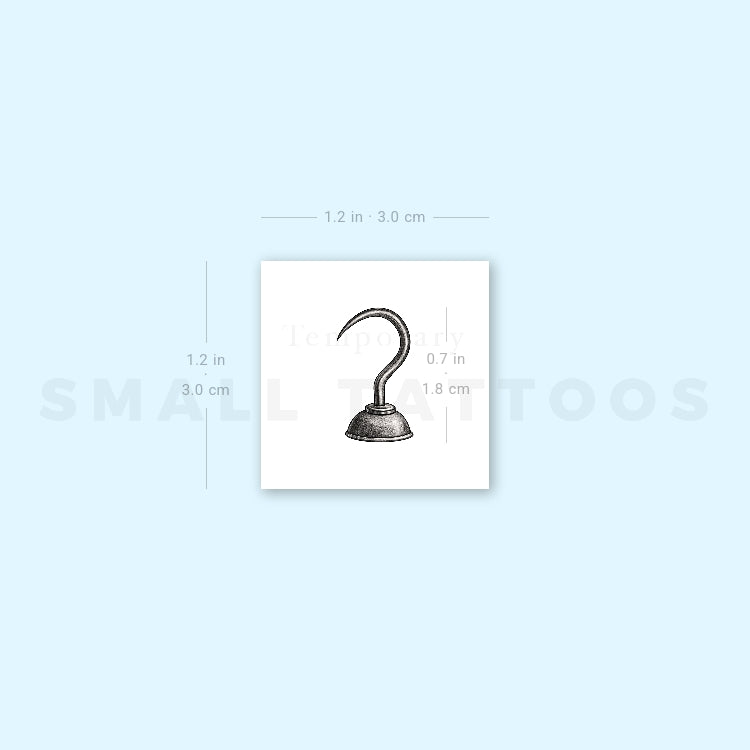 Hook Temporary Tattoo (Set of 3)