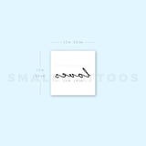 Loves Temporary Tattoo (Set of 3)