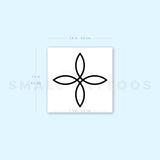 Quaternary Knot Temporary Tattoo (Set of 3)