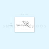 Gemini Script Temporary Tattoo by M3.Ink (Set of 3)