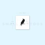 Crow Temporary Tattoo (Set of 3)