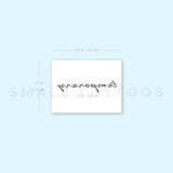 Temporary Temporary Tattoo (Set of 3)