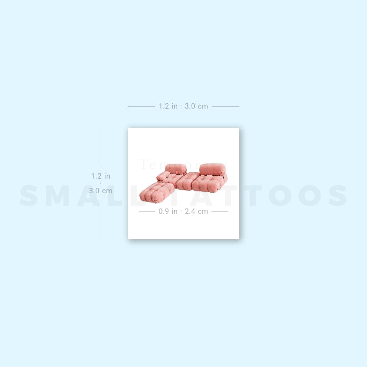 Cameleonda Sofa Temporary Tattoo (Set of 3)