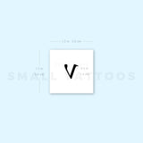 Nu ν Temporary Tattoo (Set of 3)