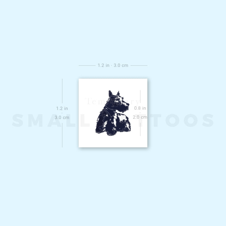 Tatuaje temporal de Scottie (juego de 3)