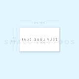 Self Love Club Temporary Tattoo By M3.Ink (Set of 3)