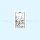 The Star Tarot Card Temporary Tattoo (Set of 3)