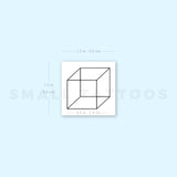 Cube Temporary Tattoo (Set of 3)
