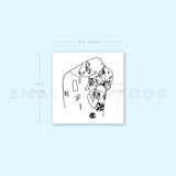 The Kiss Temporary Tattoo (Set of 3)