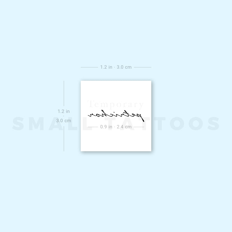 Petrichor Temporary Tattoo (Set of 3)