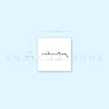 Petrichor Temporary Tattoo (Set of 3)