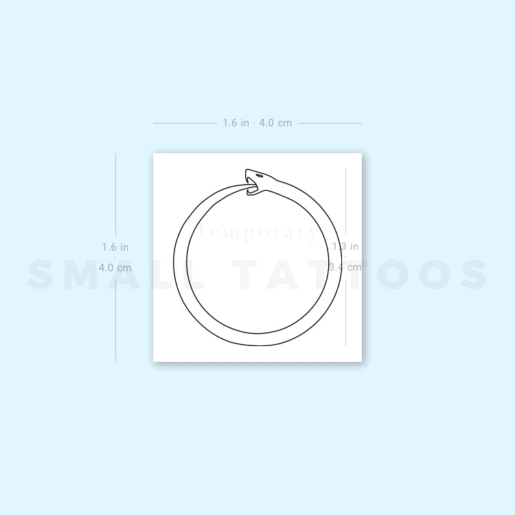 Ouroboros Temporary Tattoo (Set of 3)