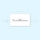 Sweetheart Temporary Tattoo (Set of 3)