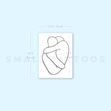 Anatomical Hug By Emba Temporary Tattoo (Set of 3)