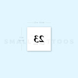 23 Temporary Tattoo (Set of 3)