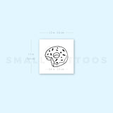 Bitten Donut Temporary Tattoo (Set of 3)