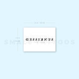SUNKISSED Temporary Tattoo (Set of 3)