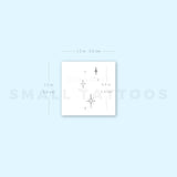 Sparkling Stars By Stefano Mazza Temporary Tattoo (Set of 3)