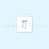 Little Ribbon Bow Temporary Tattoo (Set of 3)