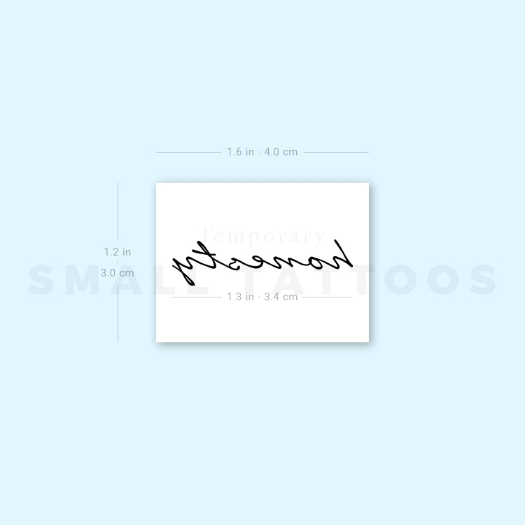 Honesty Temporary Tattoo (Set of 3)