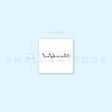Thankful Temporary Tattoo (Set of 3)