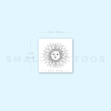 Happy Sun Temporary Tattoo (Set of 3)
