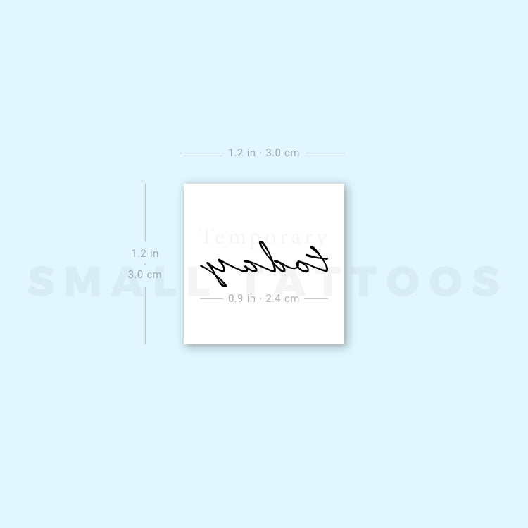 Today Temporary Tattoo (Set of 3)