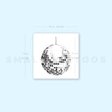 Disco Ball Temporary Tattoo (Set of 3)