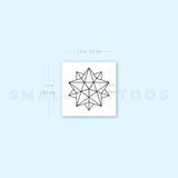 Kepler-Poinsot Polyhedron Temporary Tattoo (Set of 3)