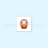 Daruma Doll Temporary Tattoo (Set of 3)