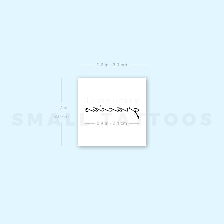 Gracias Temporary Tattoo (Set of 3)